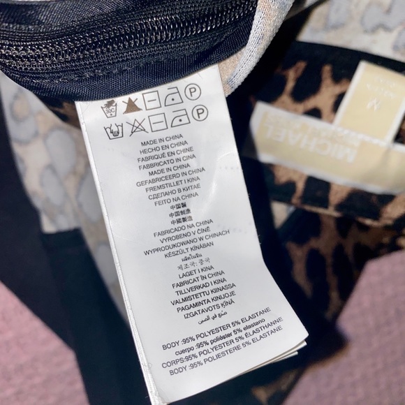 MICHAEL by Michael Kors Cheetah Leather Mini Skirt - Picture 8 of 8